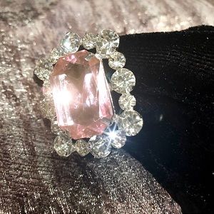 Cocktail Ring - Sweet-pea Pink